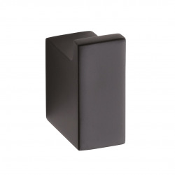 BEMETA Nero Patère rectangulaire en Laiton, Noir (135006010)