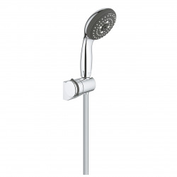 Vitalio Start 100 Ensemble de douche 3 jets avec support mural, Chrome (26182000)