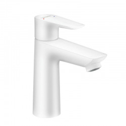 Hansgrohe Metropol Mitigeur de lavabo 110 sans tirette ni vidage, Blanc mat (71712700)