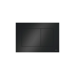 Plaque de commande double touche, Noir mat (9.240.407)