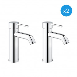 Essence Nouveau - Lot de 2 mitigeurs de lavabo chrome (23590001-SET)