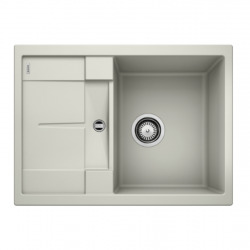 Evier METRA 45 S Compact PuraDur en Silgranit, réversible, 68x50 cm, Gris Perle (520569)