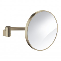 Selection Miroir cosmétique grossissement x7 sans lumière, Nickel brossé (41077EN0)