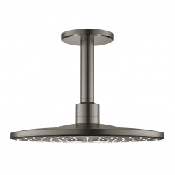 Rainshower Smartactive 310 Set douche de tête et bras 142mm 2 jets, Hard Graphite brossé (26477AL0)