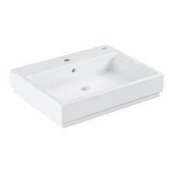 Grohe Cube Ceramic Vasque à poser 60x49cm, avec trop plein et trou pour robinetterie (3947700H)