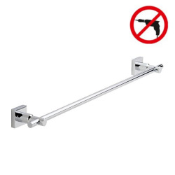 Hukk Porte-serviettes, pose facile sans perçage, Chrome (40252-00000-00)