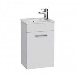 Mia Meuble salle de bain 39x61x28cm + Lavabo, Blanc (Mia40B)