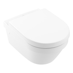 Pack WC Bâti-support + Cuvette Villeroy & Boch Architectura sans bride + Plaque blanche + Set habillage (ViConnectArchi2-2-sabo)