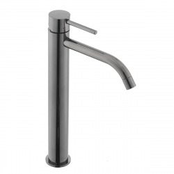 Paffoni Light Mitigeur XL de lavabo avec mousseur M24x1 et cartouche 25mm, Nickel noir (LIG081NKN)