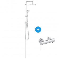 Essence Ensemble de douche avec mitigeur monocommande et colonne Tempesta System 200 (33636XXX)