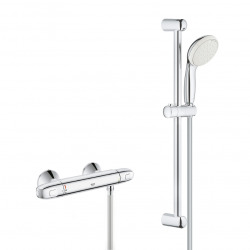 Grohtherm 1000 Set mitigeur thermostatique de douche + Ensemble de douche complet 2 jets Tempesta 100 (34143003-Tempesta)