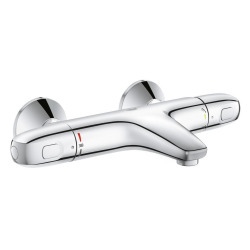 Set bain/douche Mitigeur thermostatique Grohtherm 1000 +  Ensemble de douche Tempesta 100 2 jets, Chrome (34155003-Tempesta)