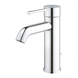 Grohe Essence Mitigeur monocommande taille S avec tirette et vidage,  cartouche en céramique, Chrome (24171001)