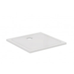 Design Receveur Ultra plat 80x80cm, Antidérapant, Blanc (J0225YK)