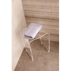 Siège de salle de bain PMR, Transparent (SATSTOLPLASTT)