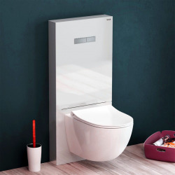 Vitrus, Réservoir en verre pour WC, Blanc (770-5760-01)