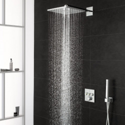 Grohtherm SmartControl Perfect Set de douche avec Rainshower 310 SmartActive Cube, Chrome (G-34706000)