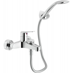 Mitigeur monocommande externe avec set de douche, finition chrome, (BS101110CR)