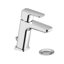 10° Mitigeur de lavabo sur pied avec bonde, Chrome (X070128)