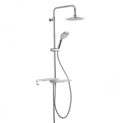 Colonne de douche avec douchette 3 fonctions, Chrome (SATPIPE)