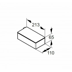 Select+ Étagère de rangement pour montage sur profilé mural, sans perçage, Argent mat (SL2201087)