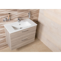 Meuble salle de bain avec lavabo miroir et éclairage Led Vitra Mia 79x61x39,5 cm, cordoba (MIASET80C)