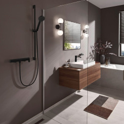 Vivenis Vivenis Mitigeur douche, 1 sortie, noir mat (75620670)