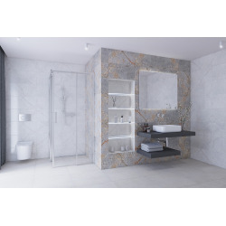 Pack WC Bâti autoportant + WC sans bride SAT + Abattant softclose + Plaque chrome (ProjectSATrimless-5)