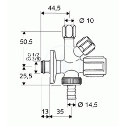 COMFORT - Robinet d'équerre combiné (035510699)