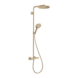 Raindance Select S Colonne de douche 240 1jet PowderRain avec mitigeur thermostatique bronze brossé (27633140)