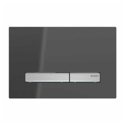 Geberit 115600SI1 Sigma 40 Plaque de recouvrement rinçage à 2 boutons