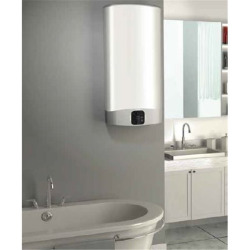 VELIS EVO Chauffe-eau électrique plat 80 L, 1500 W, Classe énergétique B, Blanc (3626155)