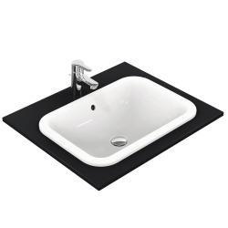 CONNECT Lavabo à encastrer sans trou, rectangulaire  580 x 175 x 410 mm blanc (E505901)