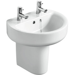 Ideal Standard Colonne murale pour lavabo Connect Blanc (E711301)