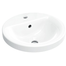 CONNECT Connect lavabo à encastrer rond 380 x 165 x 380 mm,blanc (E504101)