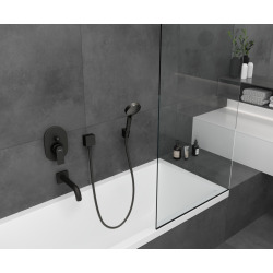 Hansgrohe Vernis Blend Douchette à main, 2 jets, Noir mat (26340670)