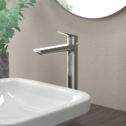 Hansgrohe Logis Mitigeur de lavabo XL avec ComfortZone 240, sans tirette ni vidage, Chrome (71258000)