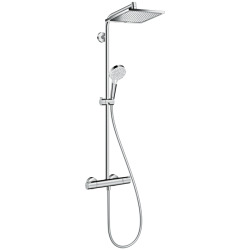 Hansgrohe Crometta E 240 EcoSmart Colonne de douche 1 jet Showerpipe (27281000)