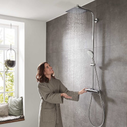 Hansgrohe Crometta E 240 EcoSmart Colonne de douche 1 jet Showerpipe (27281000)