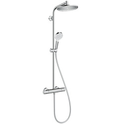 Hansgrohe Crometta S 240 Colonne de douche 1 jet, avec Mitigeur thermostatique, Chrome (27267000)