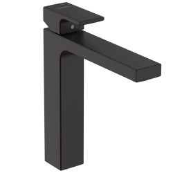 Hansgrohe Vernis Shape Mitigeur de lavabo ComfortZone 190 avec cartouche céramique, Noir mat (71591670)