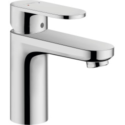 Hansgrohe Vernis Blend Mitigeur de lavabo 100 avec tirette et vidage synthétique, chromé (71551000)