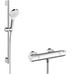 Hansgrohe Set de douche Combi Crometta Vario 0,65m/Ecostat 1001 CL (27812400)