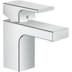 Hansgrohe Vernis Shape Mitigeur de lavabo 70, avec tirette et vidage métallique, Chrome (71566000)