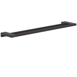 Hansgrohe AddStoris Porte-serviettes double rail 648 mm, Noir mat (41743670)