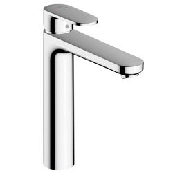 Hansgrohe Vernis Blend Mitigeur de lavabo 190 avec tirette et vidage synthétique, Chrome (71552000)