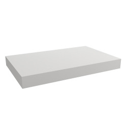 Naturel plan vasque 80x8x50 cm, blanc (DO8050BM)