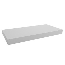 Naturel plan vasque 100x8x50 cm, blanc mat (DO10050BM)