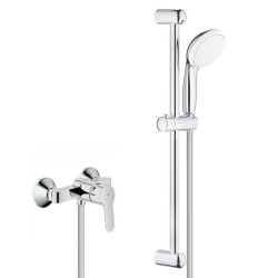 Set Mitigeur monocommande + Ensemble de douche complet 1 jet Tempesta 100 (MitigeurD1-TEMPESTA4)