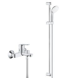 Set Mitigeur monocommande  Bain/douche + Ensemble de douche complet 2 jets Tempesta 100 (MitigeurBD1-TEMPESTA90)